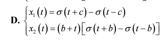 Solved Signals And Systems- Determine The Convolution | Chegg.com