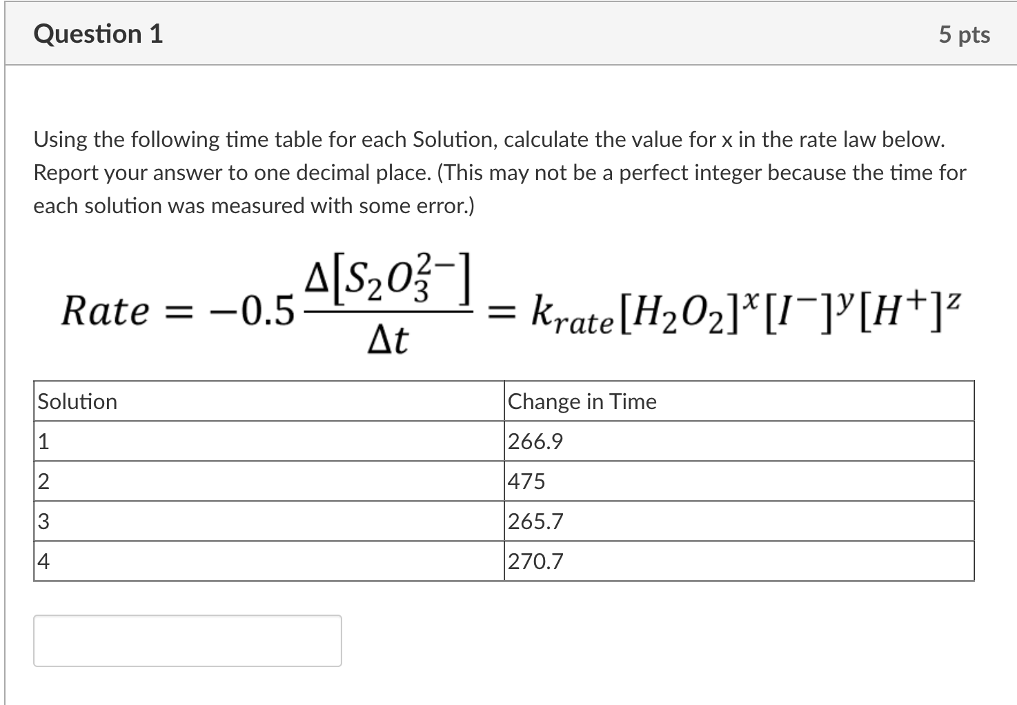 Solved Using the following time table for each Solution, | Chegg.com