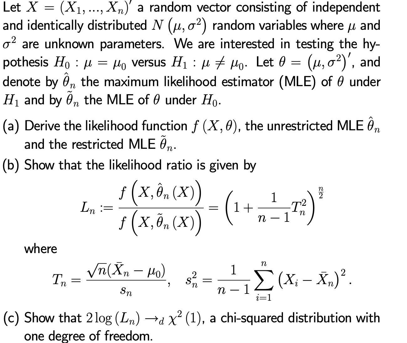 Solved Let x=(x1,dots,xn)' ﻿a random vector consisting of | Chegg.com