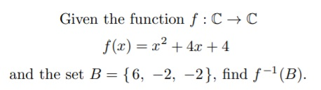 Solved Consider: If B ⊆ Y Then We Define The Inverse Image | Chegg.com