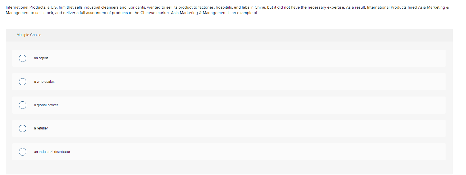Solved Vertical price fixing refers to Multiple Choice two