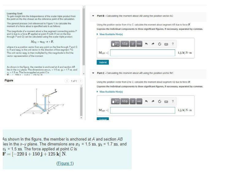 Solved Would you please help me with Parts B & C? And please | Chegg.com