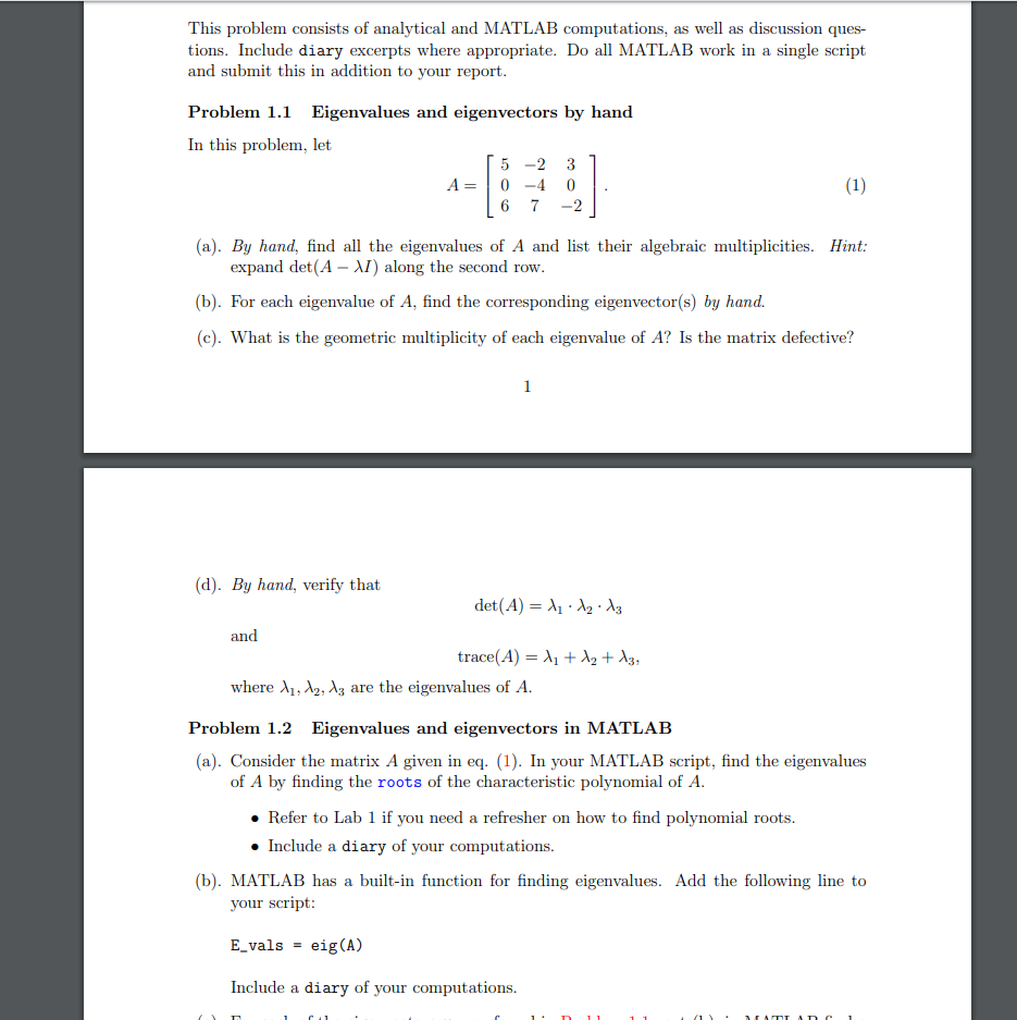 Solved Focusing just on Problem 1.2 for part (a), how do I | Chegg.com