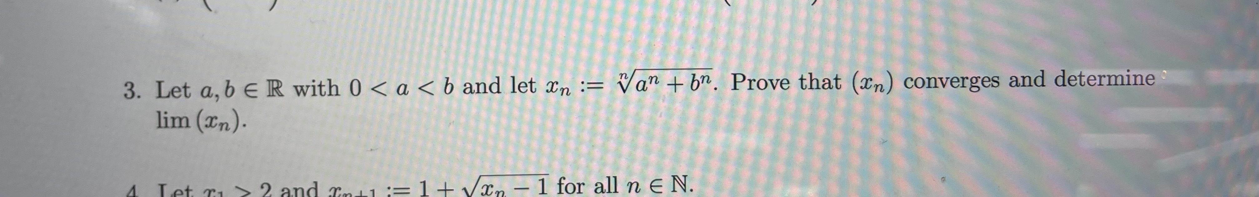 Solved 3. Let A,b∈R With 0 | Chegg.com