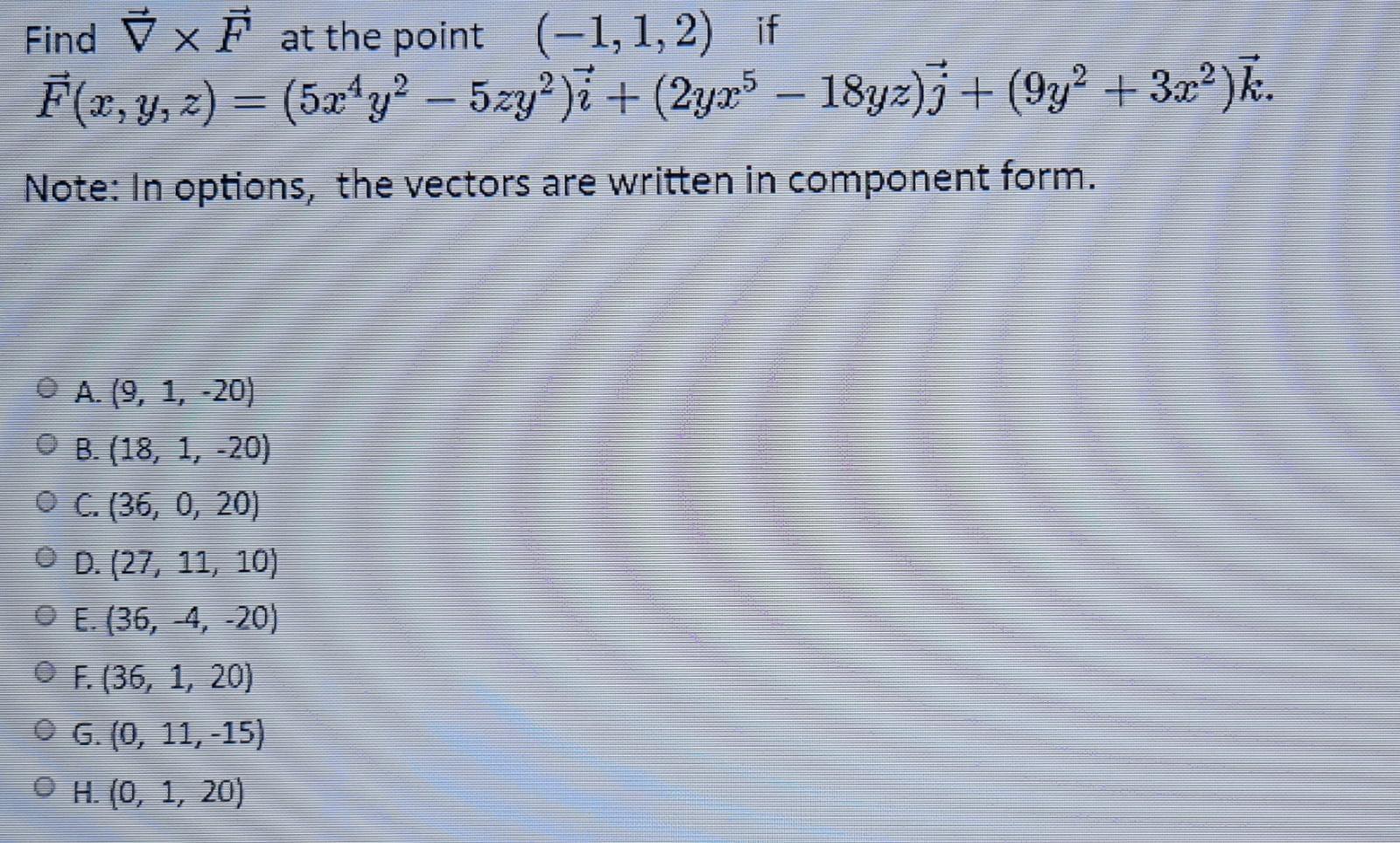 Solved Find I X At The Point 1 1 2 If F X Y Z 5 Chegg Com