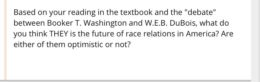 Solved Based on your reading in the textbook and the | Chegg.com
