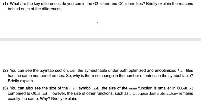 (1) What Are The Key Differences Do You See In The | Chegg.com