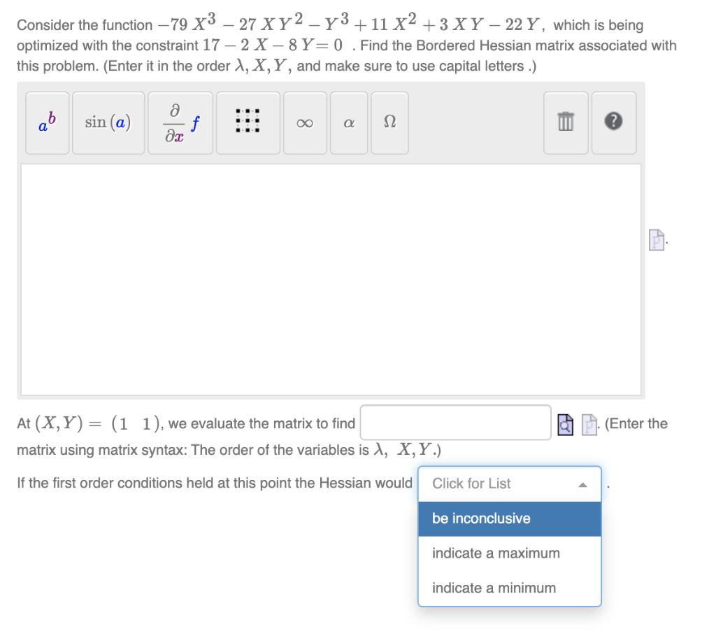 Consider The Function 79 X3 27 Xy2 Y3 11 X2 3 Chegg Com