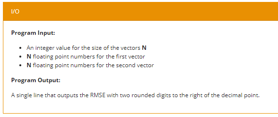 Solved Task - 2-D: Root Mean Square Error Calculation | Chegg.com