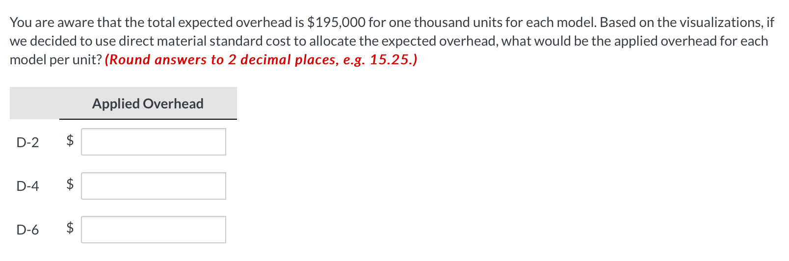 Solved direct labor vs direct materialartilalic annliod | Chegg.com