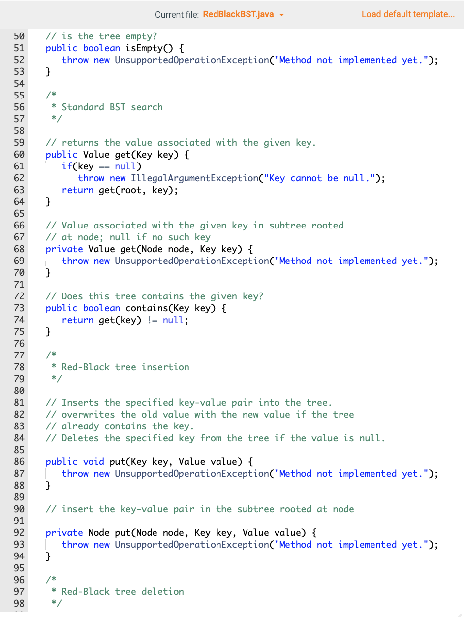 Solved 8.9 Red-Black Tree In this assignment, we will | Chegg.com