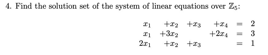Solved Find the solution set of the system of linear | Chegg.com image.