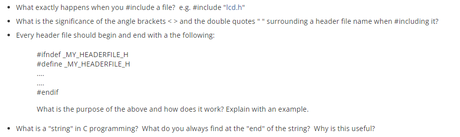 Solved - What exactly happens when you \#include a file? | Chegg.com