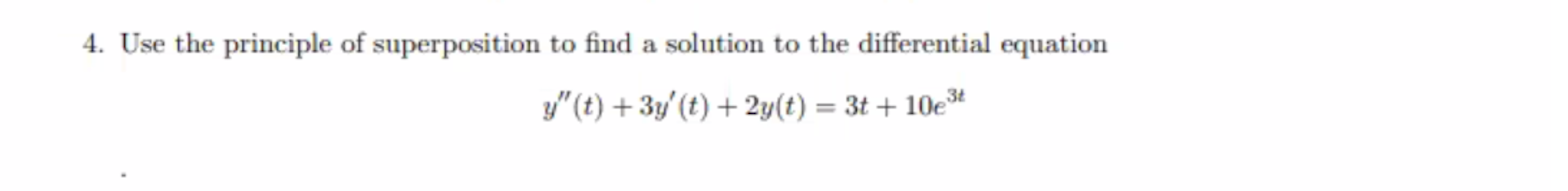 Solved Use the principle of superposition to find a solution | Chegg.com