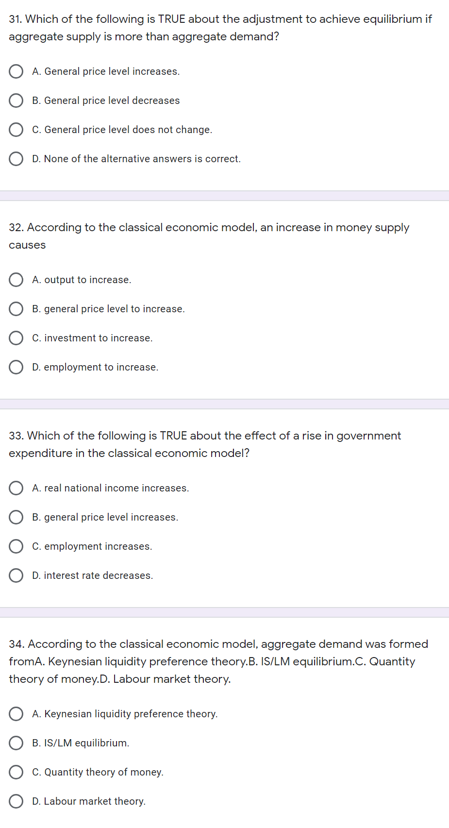 Solved 31. Which of the following is TRUE about the | Chegg.com