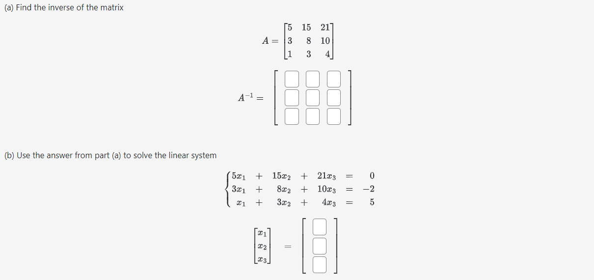 solved-a-find-the-inverse-of-the-matrix-chegg