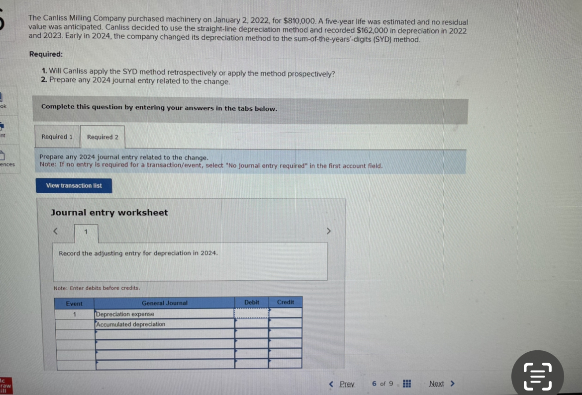 Solved The Canliss Milling Company purchased machinery on