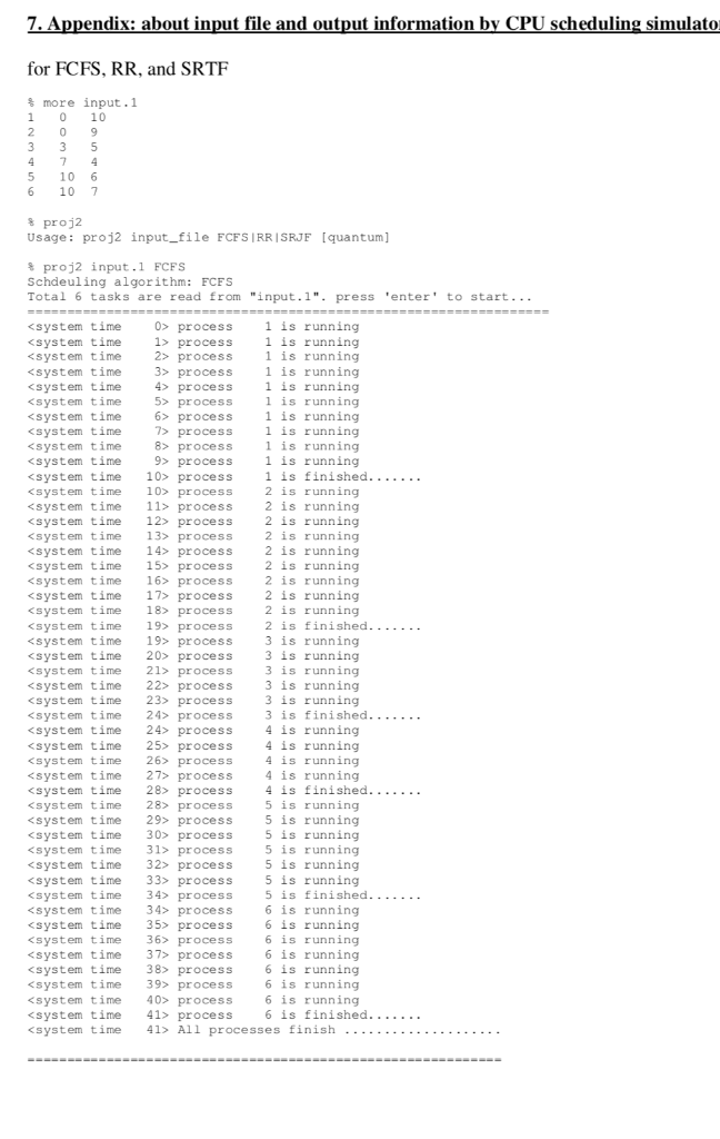 Solved Assignment 2: CPU Scheduling Simulation CSC 139 | Chegg.com