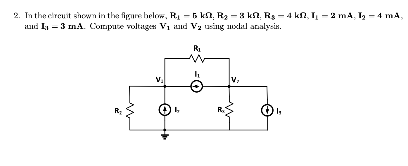 Solved 2. In the circuit shown in the figure below, | Chegg.com