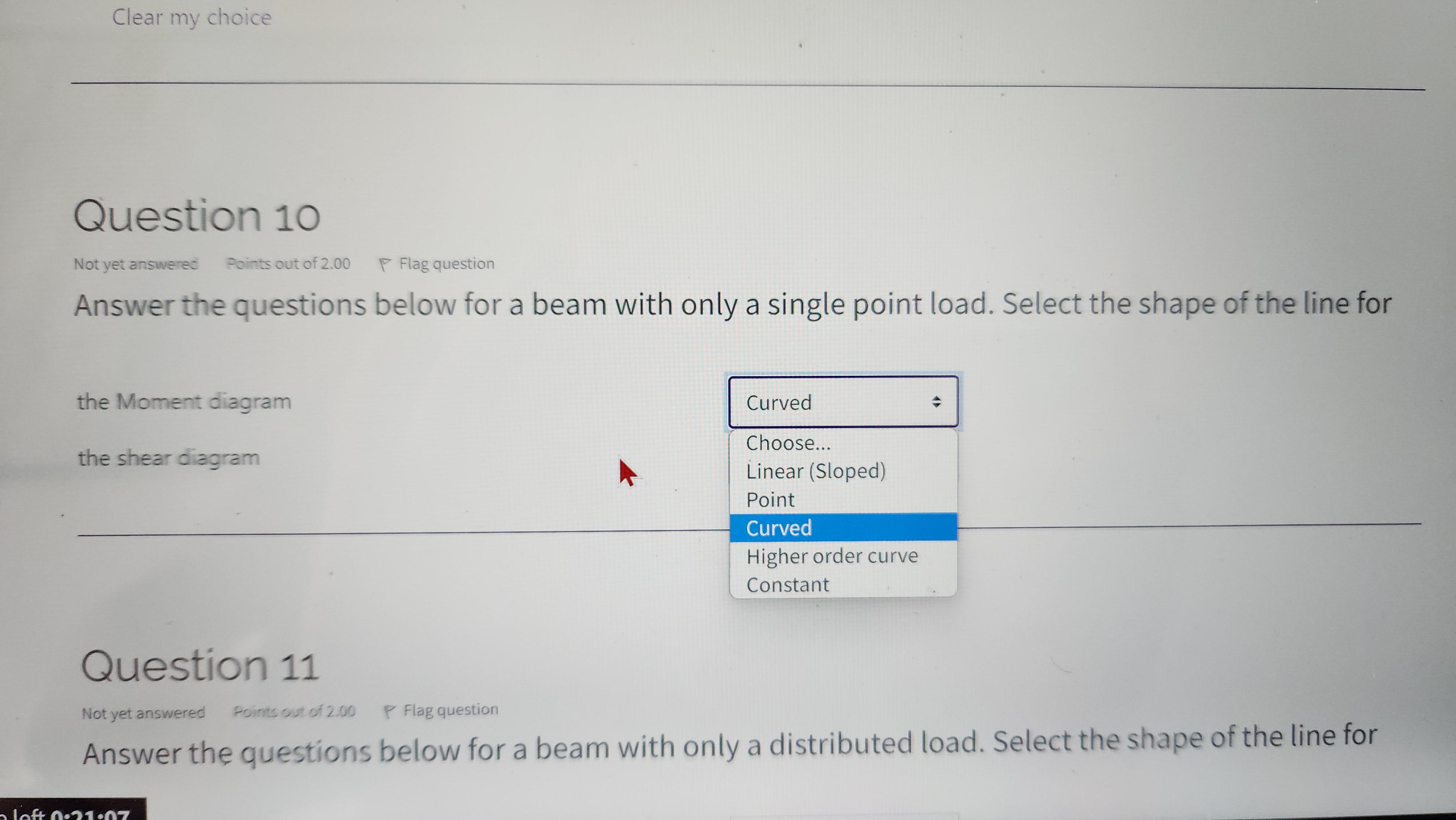 Solved Not yet answered Points out of 2.00 P Flag question | Chegg.com