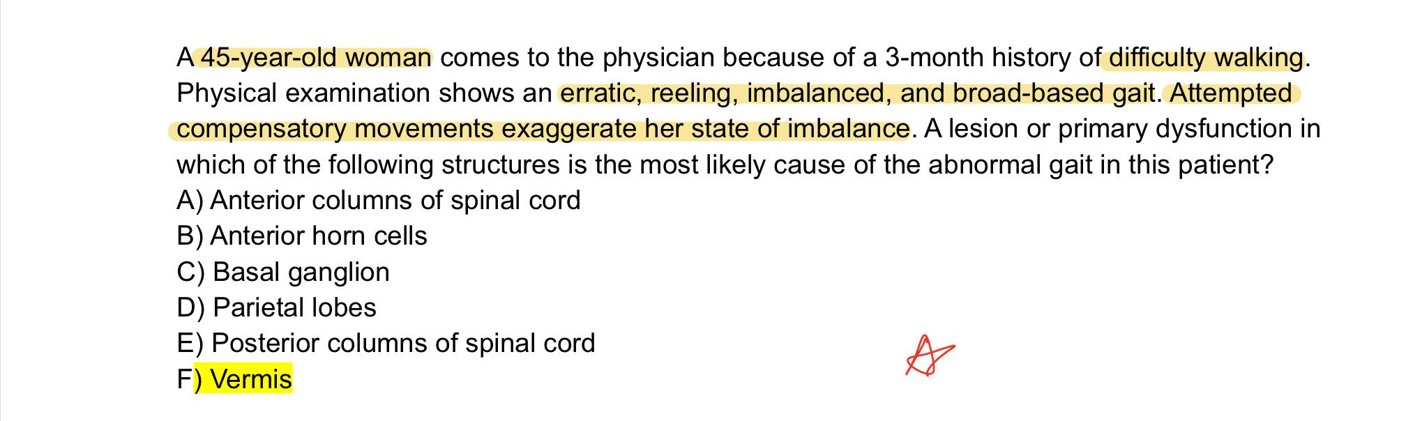 Solved A 45-year-old woman comes to the physician because of | Chegg.com