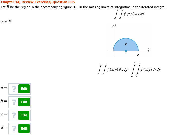 Solved Chapter 14, Review Exercises, Question 005 Let R Be | Chegg.com