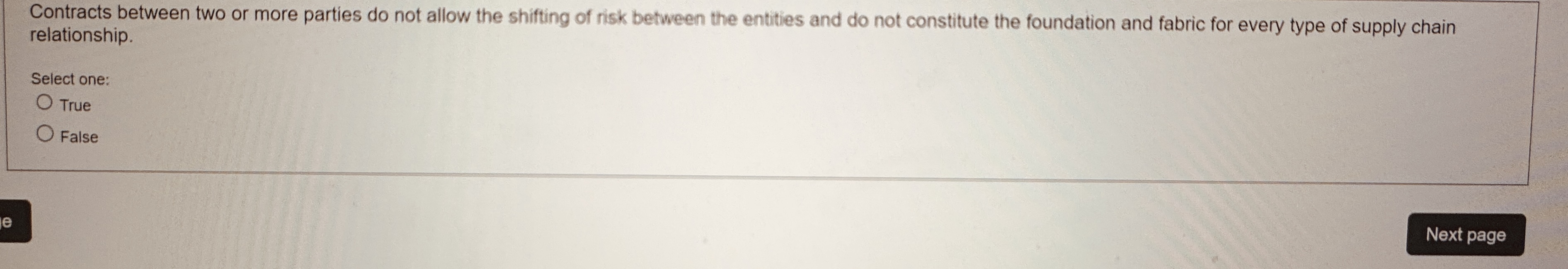 Solved Contracts between two or more parties do not allow | Chegg.com