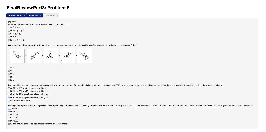 Solved FinalReviewPart3: Problem 5 Previous Problem Problem | Chegg.com
