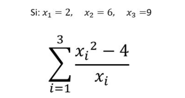 Solved Si: x1=2,x2=6,x3=9∑i=13xi2-4xi | Chegg.com
