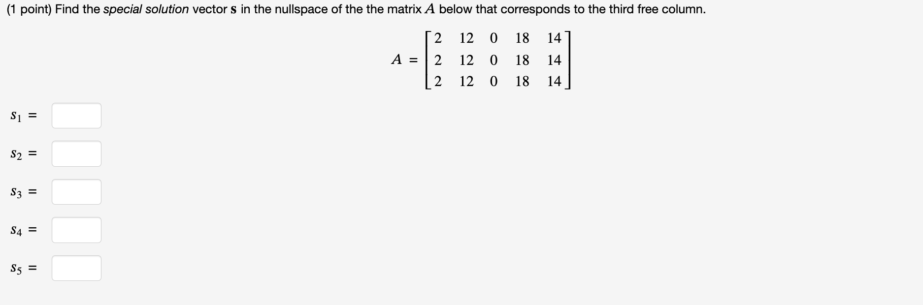 Solved s1=s2=s3=s4=s5= | Chegg.com