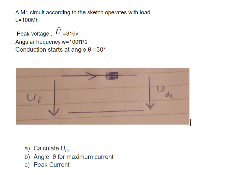 Solved Am1 Circuit According To The Sketch Operates With Chegg Com