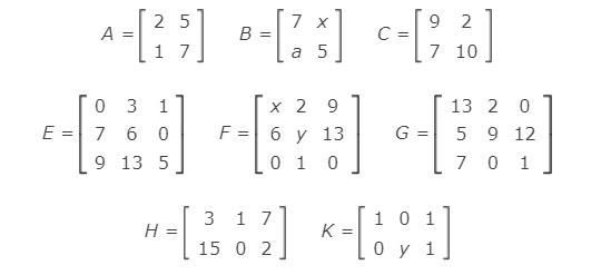 Solved Using The Given Matrices Calculate The Quantities Chegg Com