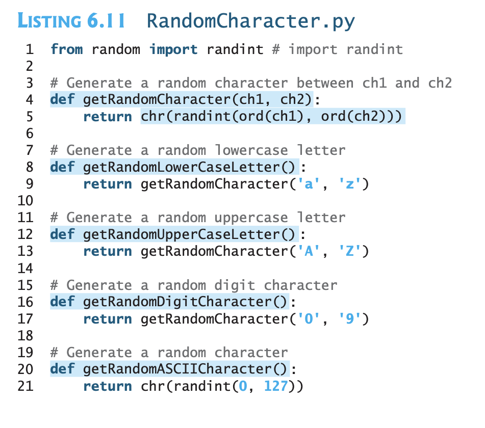 Solved *6.35 (Compute the probability) Use the functions in | Chegg.com