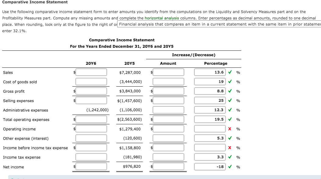 How To Do A Comparative Income Statement