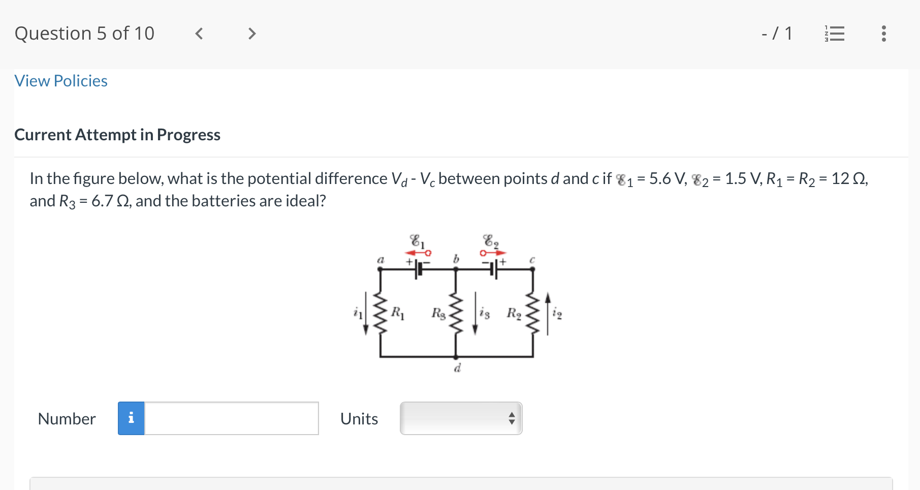 Solved In The Figure Below, What Is The Potential Difference | Chegg.com