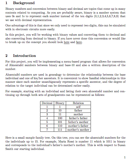 Solved The program must be written in C and compiled with | Chegg.com