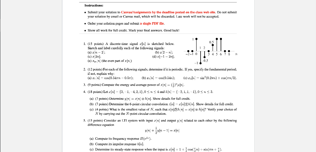 Solved Instructions: - Submit Your Solution To | Chegg.com