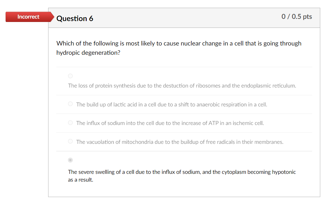 Solved 6. Which of the following is most likely to cause | Chegg.com