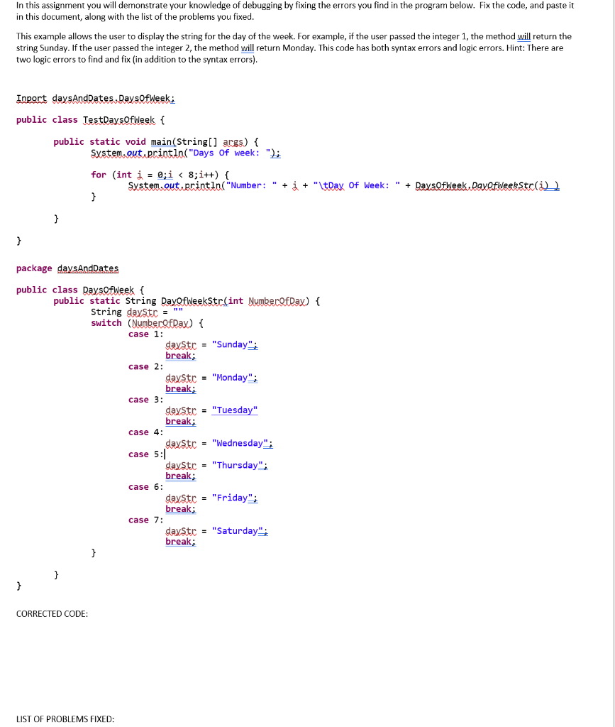 Solved Java, please provide screenshots and type the code so | Chegg.com
