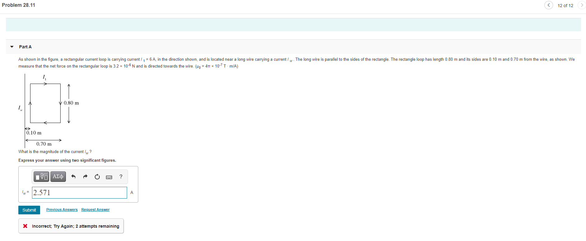 Solved As shown in the figure, a rectangular current loop is | Chegg.com
