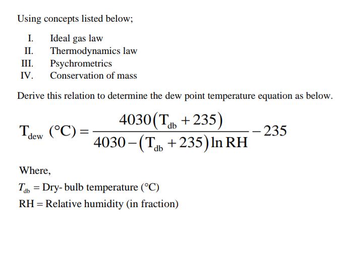 Solved Using concepts listed below; I. Ideal gas law II. | Chegg.com