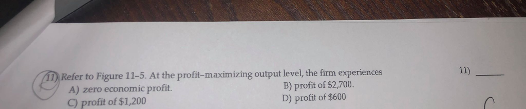 Solved Use Figure 11-5 to answer the following question(s). | Chegg.com