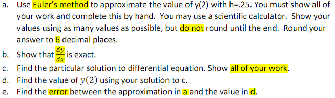 Solved SHOW ALL WORK. Write neatly, and specify EACH part of | Chegg.com