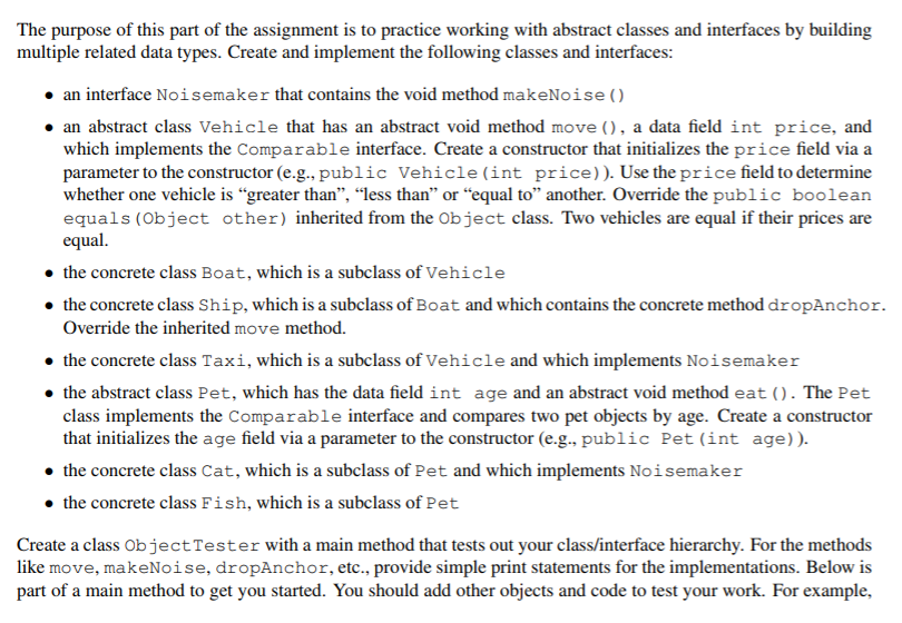 Solved The purpose of this part of the assignment is to | Chegg.com