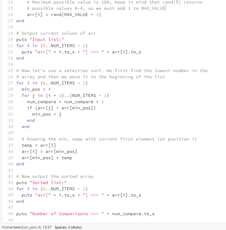 This task requires the ruby programming | Chegg.com