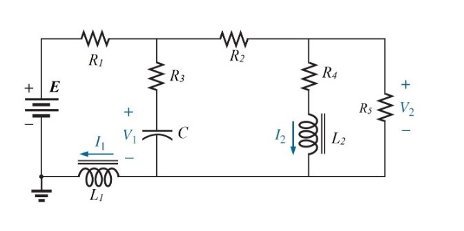 Solved Find the steady-state voltage V1 for the network, | Chegg.com