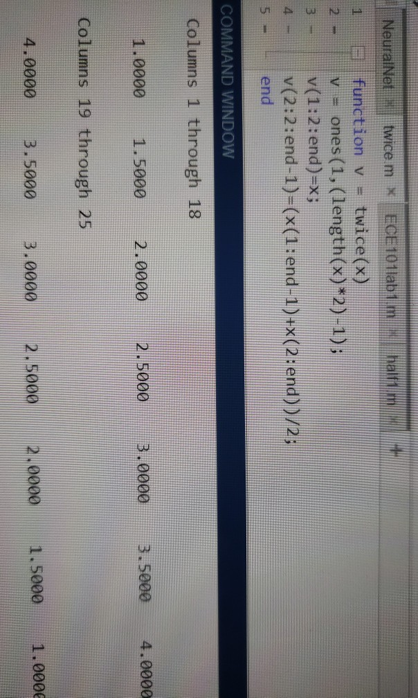 Solved Matlab how do i round the answer to the nearest | Chegg.com