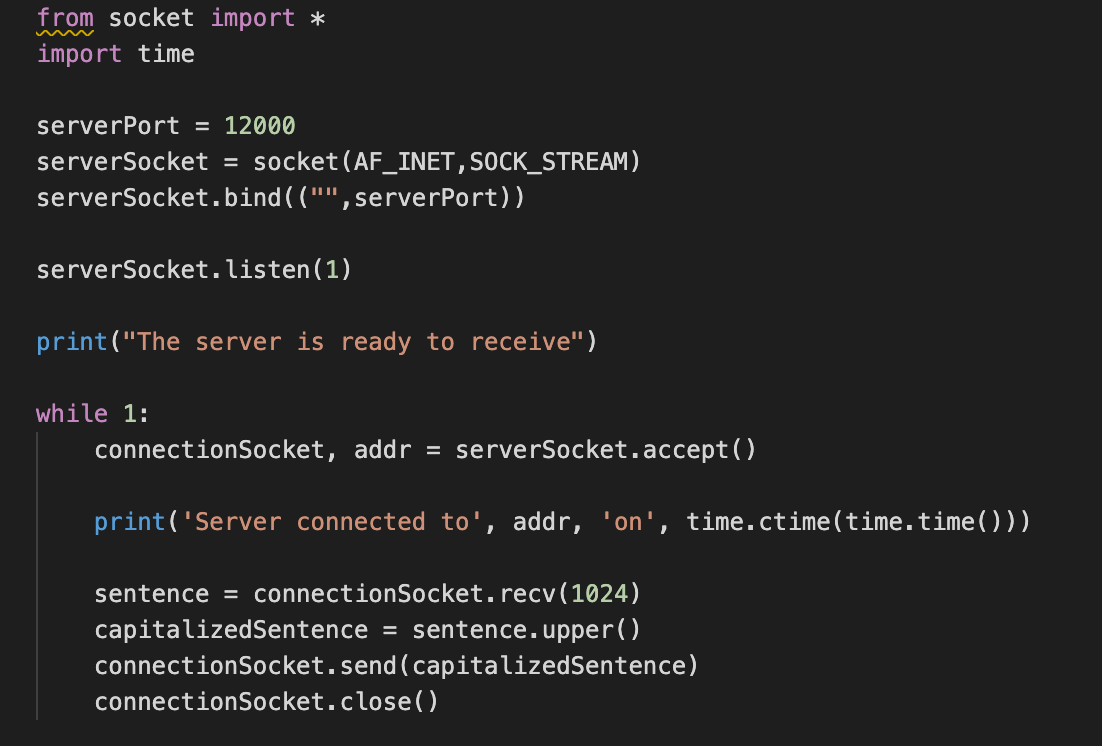 Socket programming (30 points). The goal of this | Chegg.com