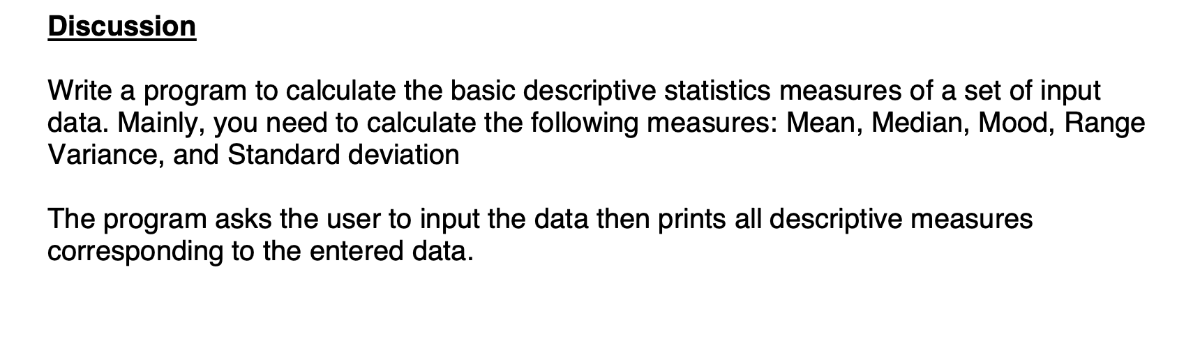 Solved Discussion Write a program to calculate the basic | Chegg.com