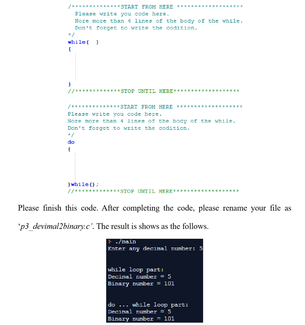 Solved Problem 3 pyramid: 50 points while do…while Write | Chegg.com